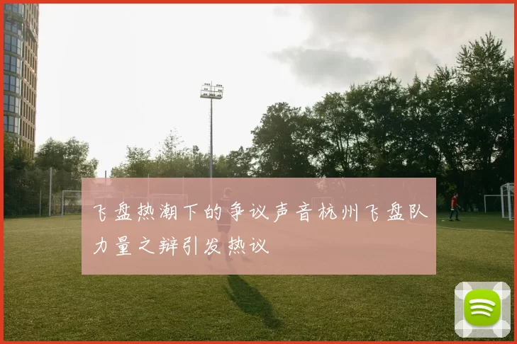 飞盘热潮下的争议声音杭州飞盘队力量之辩引发热议