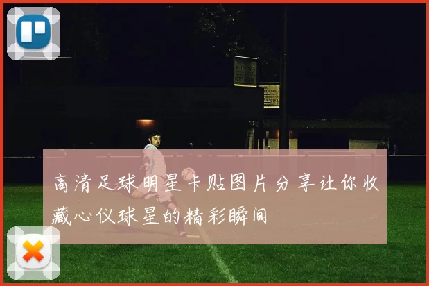 高清足球明星卡贴图片分享让你收藏心仪球星的精彩瞬间