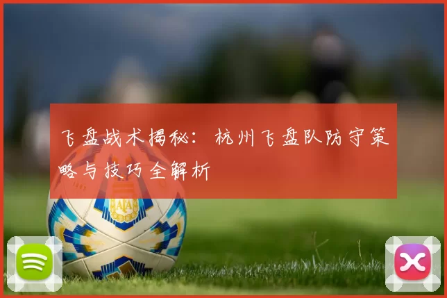 飞盘战术揭秘：杭州飞盘队防守策略与技巧全解析
